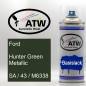 Preview: Ford, Hunter Green Metallic, SA / 43 / M6338: 400ml Sprühdose, von ATW Autoteile West.